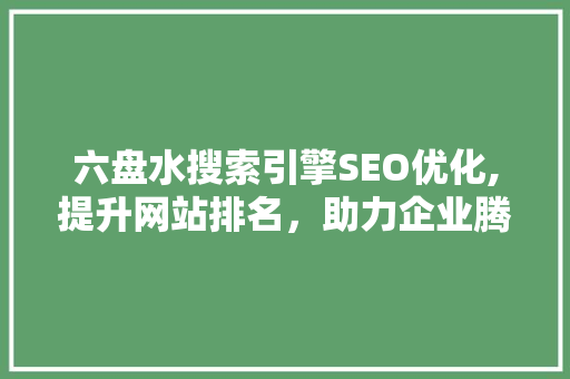 六盘水搜索引擎SEO优化,提升网站排名，助力企业腾飞