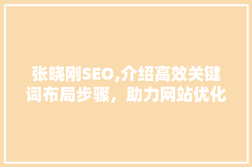 张晓刚SEO,介绍高效关键词布局步骤，助力网站优化