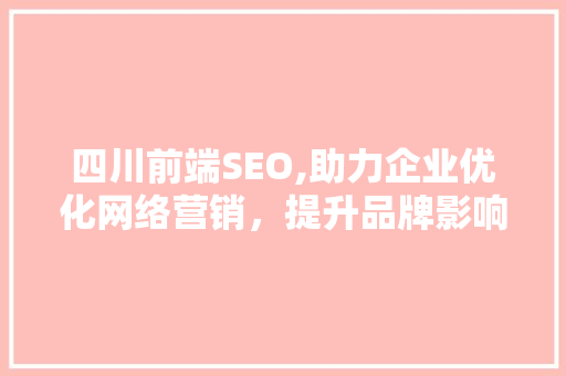 四川前端SEO,助力企业优化网络营销，提升品牌影响力