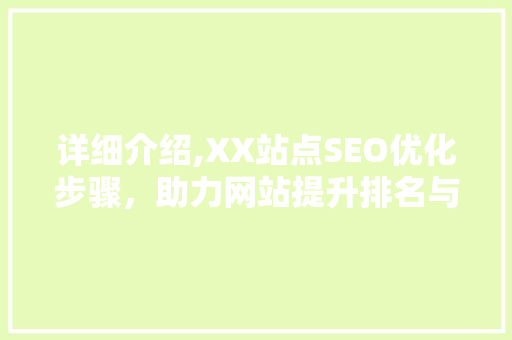 详细介绍,XX站点SEO优化步骤，助力网站提升排名与流量