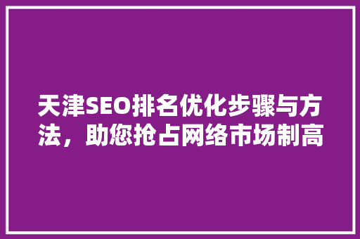 天津SEO排名优化步骤与方法，助您抢占网络市场制高点