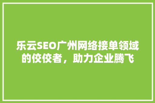 乐云SEO广州网络接单领域的佼佼者，助力企业腾飞  第1张