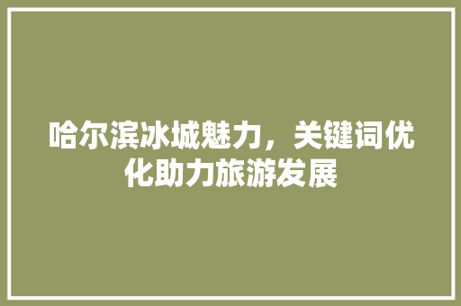 哈尔滨冰城魅力，关键词优化助力旅游发展